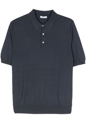 Boglioli short-sleeved polo shirt - Blue