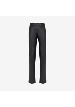 ALEXANDER MCQUEEN - Low-waisted Cigarette Trousers - Item 799512Q5ALW1000