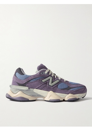 New Balance - 9060 Suede and Mesh Sneakers - Men - Purple - UK 6