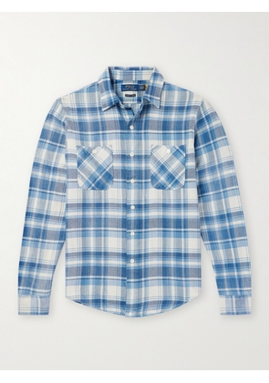 Polo Ralph Lauren - Checked Cotton-Flannel Shirt - Men - Blue - XS