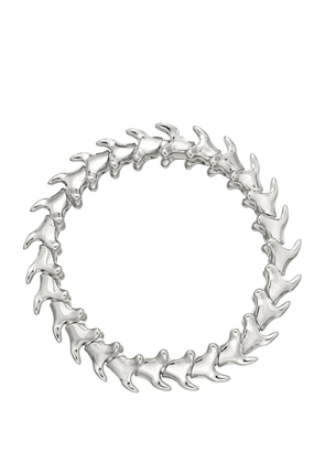 Shaun Leane Sterling Silver Serpent'S Trace Wide Bracelet