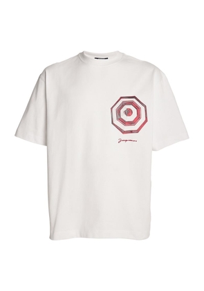 Jacquemus Cotton Parasol Print T-Shirt