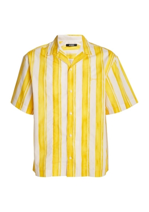 Jacquemus Cotton Striped Bowling Shirt