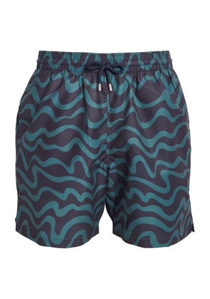 Derek Rose Maui Wave Print Swim Shorts