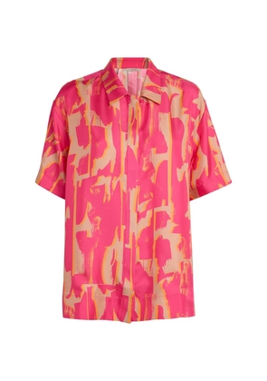 Asceno Silk Montauk Pyjama Shirt