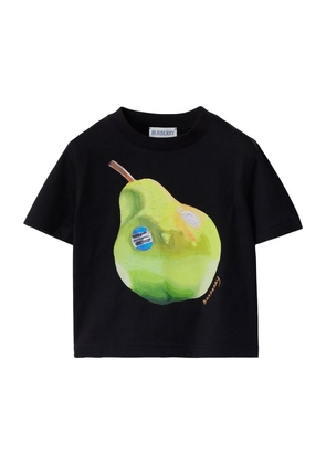 Burberry Kids Cotton Pear Print T-Shirt (6-24 Months)