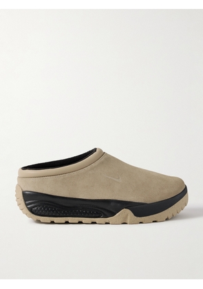 Nike - ACG Rufus Leather-Trimmed Suede Slip-On Sneakers - Men - Neutrals - US 7