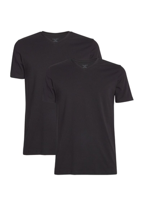 Falke Cotton-Blend Daily Comfort T-Shirt (Pack Of 2)