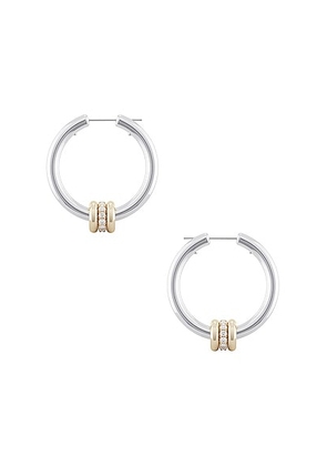 Spinelli Kilcollin Ara SG Hoop Earrings in Silver - Metallic Silver. Size all.