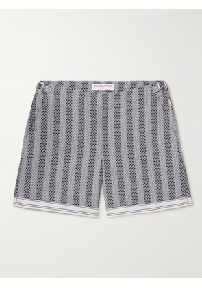 Orlebar Brown - Bulldog Slim-Fit Mid-Length Printed Recycled Swim Shorts - Men - Blue - UK/US 28