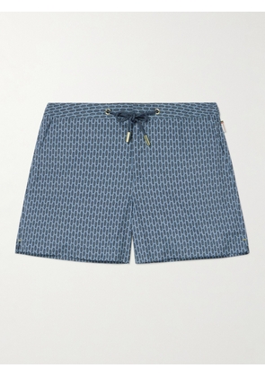 Orlebar Brown - Setter Perez Straight-Leg Mid-Length Printed Recycled Swim Shorts - Men - Blue - UK/US 28