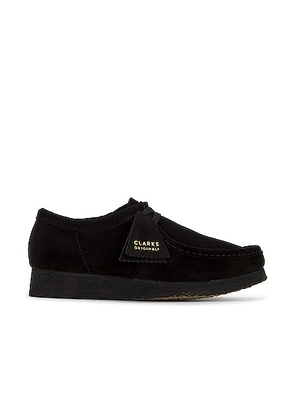 Clarks Wallabee in Black Suede - Black. Size 10 (also in 11, 12, 9).