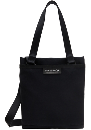 nanamica Black Water-Repellent Messenger Bag