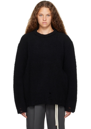 Song for the Mute Black Oversized Sweater