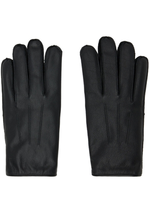 RRL Black Officer Gloves