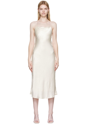 THIRD FORM Off-White Crush Midi Dress