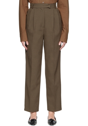 The Frankie Shop Brown Bea Trousers