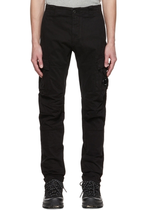 C.P. Company Black Ergonomic-Fit Cargo Pants