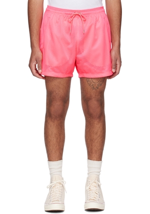 Second/Layer Pink Drawstring Shorts