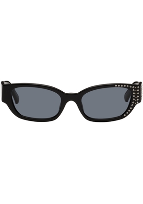 Magda Butrym Black Linda Farrow Edition 'I Need A Holiday' Sunglasses