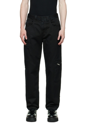 44 Label Group Black Work Trousers