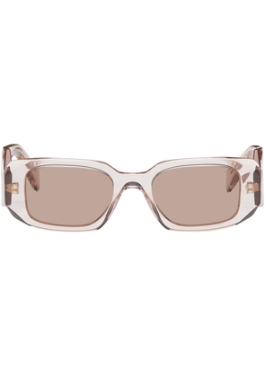 Prada Eyewear Pink Symbole Sunglasses