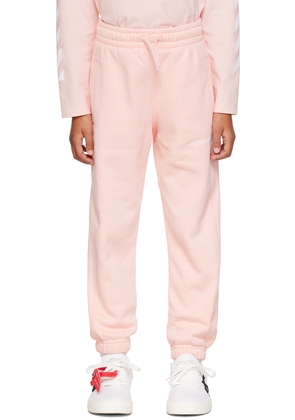 Off-White Kids Pink Bookish Diag Lounge Pants