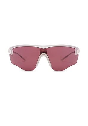 District Vision Junya Racer Sunglasses in Clear & D+ Black Rose - Multi. Size all.
