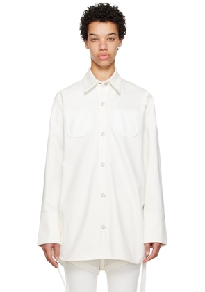Courrèges Off-White Mega Size Denim Jacket