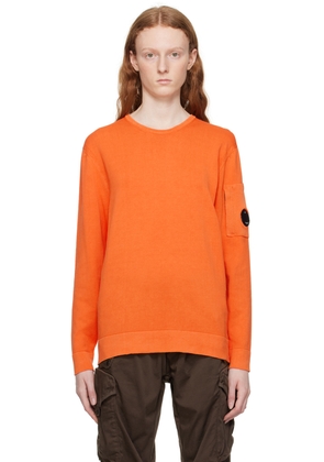 C.P. Company Orange Crewneck Sweater