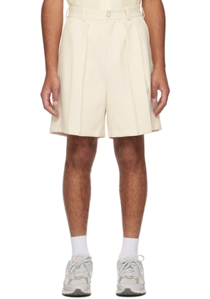 Late Checkout Off-White Origami Shorts