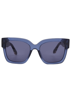 Carolina Herrera Blue Square Ladies Sunglasses SHN635 OT31 54