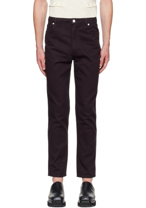 Eckhaus Latta SSENSE Exclusive Black Slim Jeans