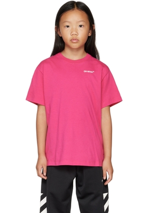 Off-White Kids Pink Rubber Arrow T-Shirt