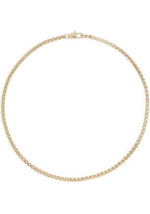 Laura Lombardi Gold Box Chain Necklace
