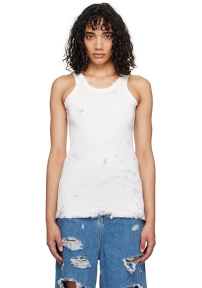 doublet Off-White Destroyed Tank Top