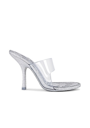 Alexander Wang Nudie Glitter Sandal in Silver - Metallic Silver. Size 36.5 (also in ).