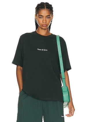 Museum of Peace and Quiet Classic T-shirt in Pine - Dark Green. Size XS (also in ).