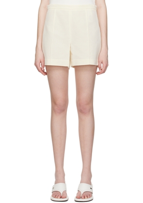 Vince Off-White Tailored Shorts