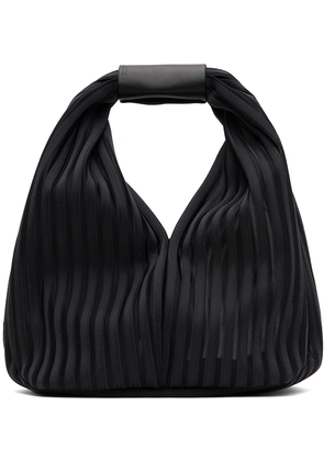 ISSEY MIYAKE Black Linear Knit 28 Bag