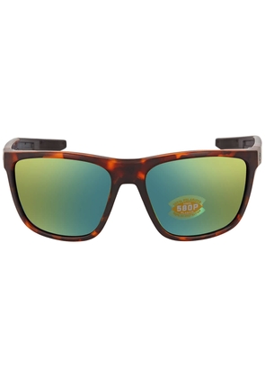 Costa Del Mar FERG Green Mirror Polarized Polycarbonate Mens Sunglasses FRG 191 OGMP 59
