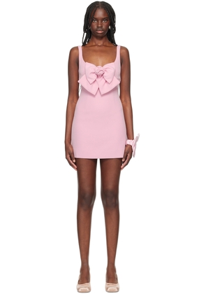 Sandy Liang SSENSE Exclusive Pink Arden Minidress