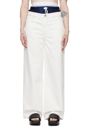 Alexander Wang White Pre-Styled Jeans