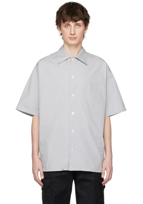 Alexander McQueen Gray Printed Shirt