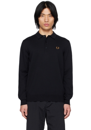 Fred Perry Black Classic Polo