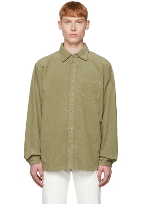 John Elliott Green Cloak Shirt