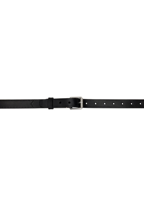 LEMAIRE Black Reversed Thin Belt