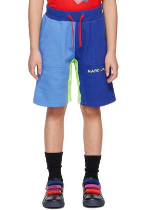 Marc Jacobs Kids Blue Four-Pocket Shorts