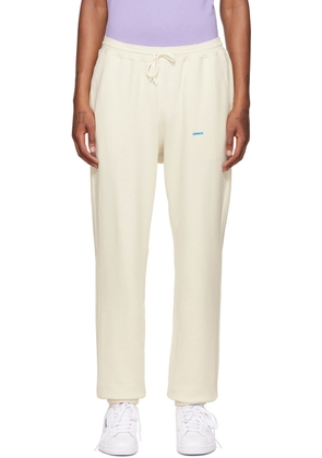 UNNA Off-White Slow Motion Lounge Pants