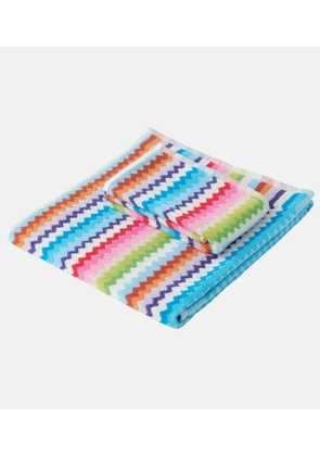 Missoni Riverbero set of 2 Zigzag cotton terry towels